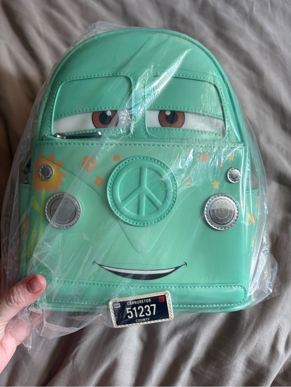 🔥 Loungefly Disney Pixar Cars Fillmore Mini Backpack